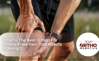 What Is The Best Option For Severe Knee Pain That Affects Walking?