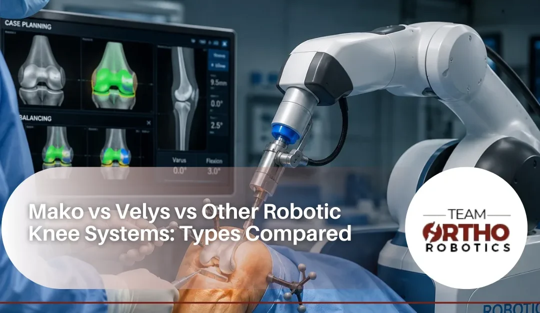 Mako vs Velys vs Other Robotic Knee Systems: Types Compared